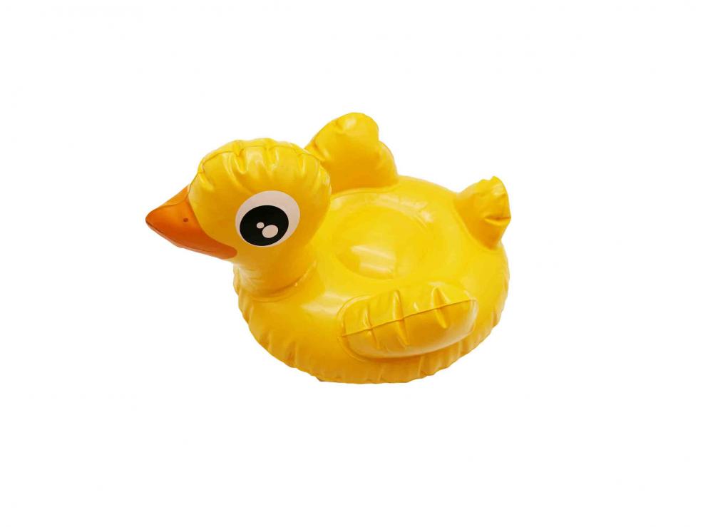 Pato amarillo del PVC inflable del juguete de los niños del juego del agua