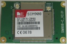 Quad-Band GSM/GPRS+GPS Module SIM908-C with DIP Pin