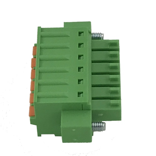 3.81mm pitch female spring screwless terminal block