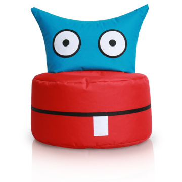 chaise de sac de fèves d&#39;enfants en forme de hibou