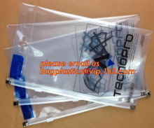 LDPE resealable plastic slider bag, Slider Zipper Jumno Bag, Slider Zipper Flat Matt Plastic Bag For Document or Swimwear