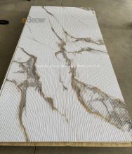 Waterproof Embossed Wall Panel Stylish 3D Texture