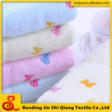light colored butterfly knots embroidery designs hand towel