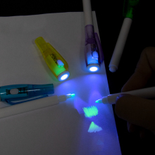 Multi Function UV Invisible Pen - Magic Disappearing Ink Secret Message Marker