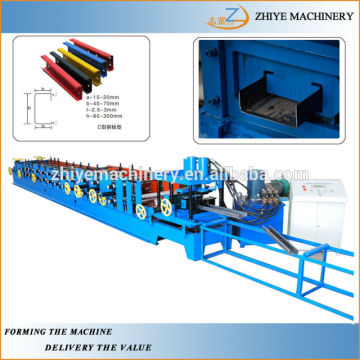 Hydraulic Cutting Automatical C Purlin Cold Forming Machinery