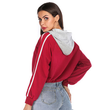 Drawstring Long Sleeve Hoodie