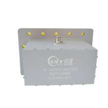WR770 UHF Band RF Waveguide to Coax Adapter