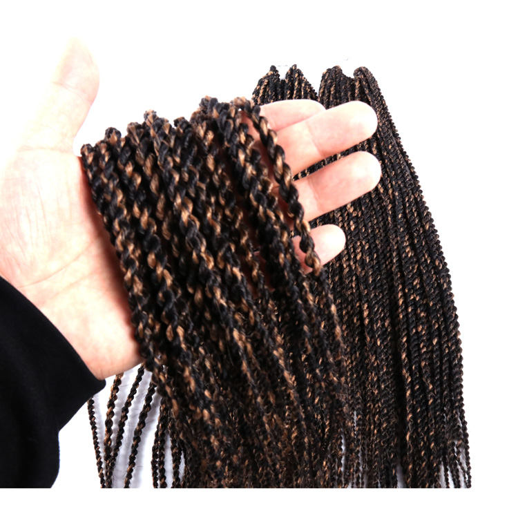 100% KK 20 inches MINI SENEGALESE  AFRO BRAID crochet braid synthetic hair for black women aliexpress hair for braiding