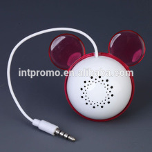 Cartoon 3.5MM audio with Line Speaker