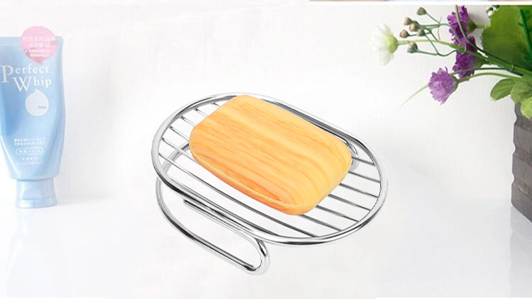 High-end Creative bathroom stainless steel soap rack