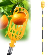High-Quality Apple Fruit Picker Pole - Extendable Fruit Grabber Reacher Tool