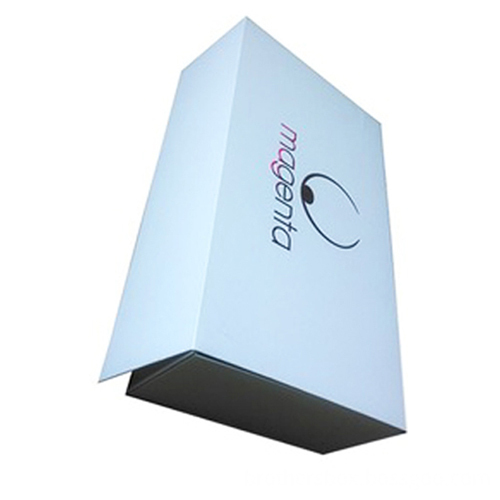 White Flat Pack Magnetic Folding Paper Boxes
