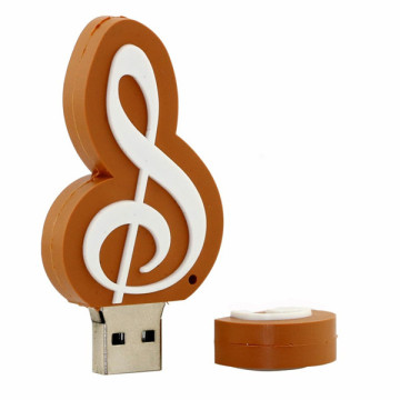 Mini music shape usb flash drive tools