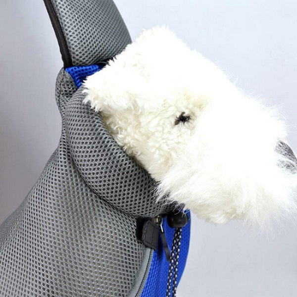 Flieder PVC und Mesh Pet Sling