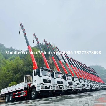 Shacman 48t Palfinger camión grúa montada