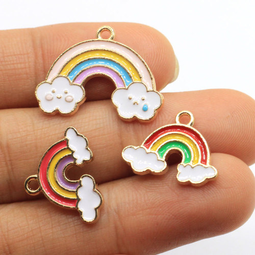 Flat Back Metallic Colorful Cloud Beads 2*14*18m With 2mm Hole Diy Craft Accessory Party Ornament
