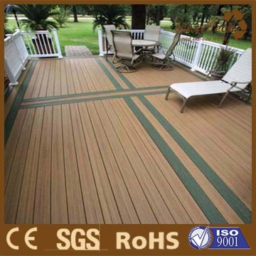 Foshan Color Grain wood plastic composite yatch floor