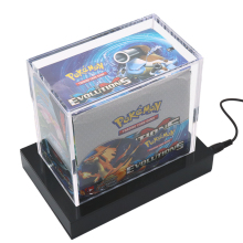 Customized LED Pokemon Booster Box First Edition Trading Card Game