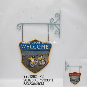 embossed hanging sign-double face sign