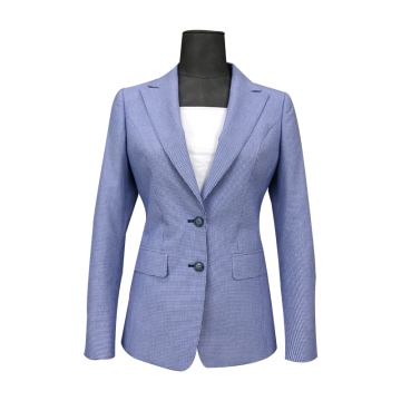 High quality custom elegant woman suit houndstooth fashion business suit for woman