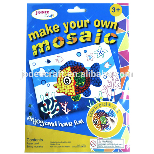 Mosaics Foam DIY craft for kids
