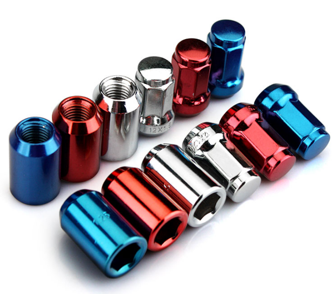 anti-theft chrome wheel bolt Golf cart parts Ezgo Club car golf cart wheel center caps and lug nuts 1/2-20