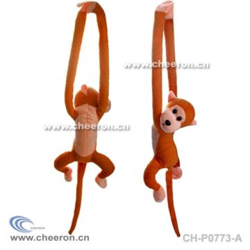 Plush Monkey Toy, Squeaky Stuffed Monkey