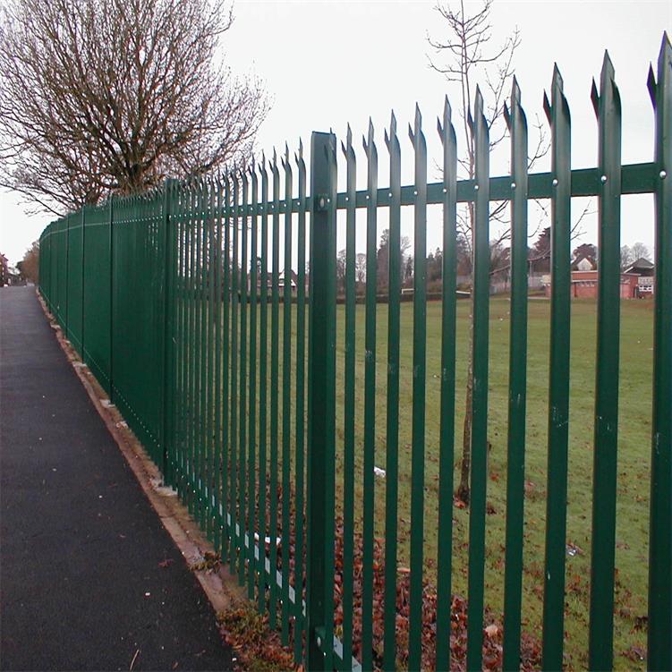 High Quality Galvanized Security Steel Palisade Fence