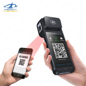 Android Barcode Reader Handheld POS Terminal with Printer