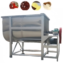 Horizontal Powder and Granular Ribbon Blender Feed Mixer Machine