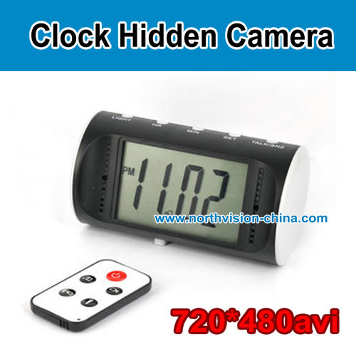 Remote Controlled Digital Clock Nanny Camera