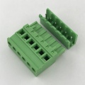 5.08MM pitch Vertical angle PCB pluggable terminal block