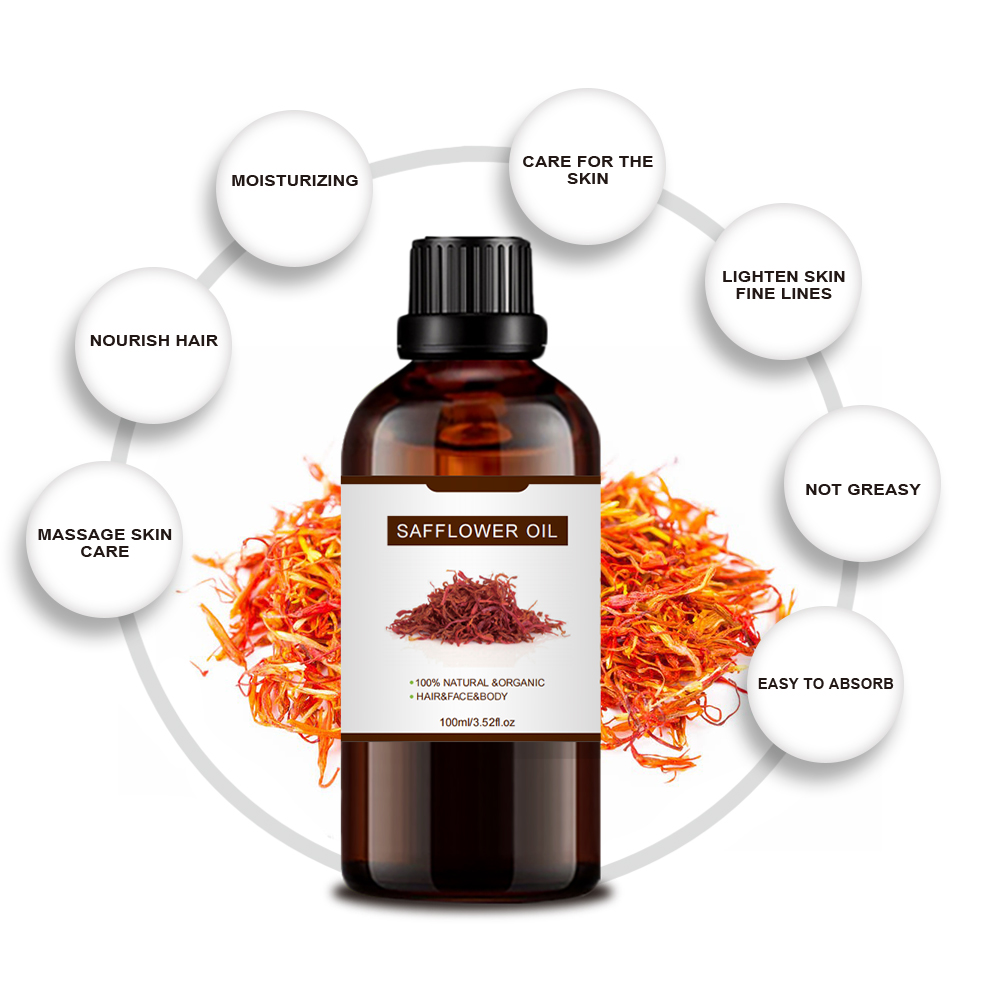 OEM Natural Plant Safflower Carrier Oil Aromatherapy Aromatherap