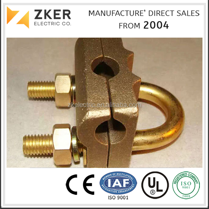 High quality ground clamp brass for earthing and lightning protection system