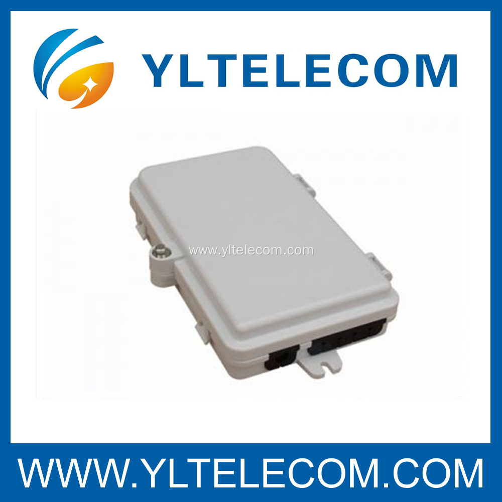 4 Core Fiber Optic Outdoor FTTH Termination Box