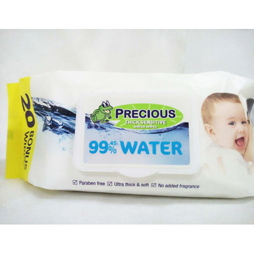 99% oczyszczające chusteczki dla niemowląt za pomocą plastikowej pokrywki