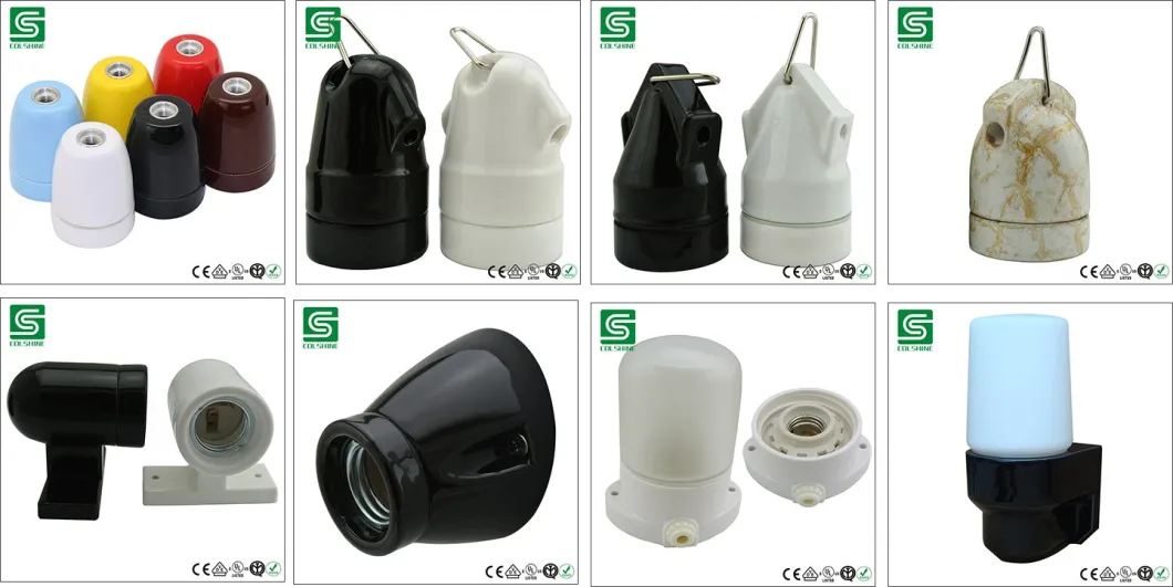 Electric Bulb Holder E27 Plastic for Wall Lights