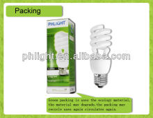 2000hrs FuTian market 24W 4.0T 12mm half spiral energy saving bulbs