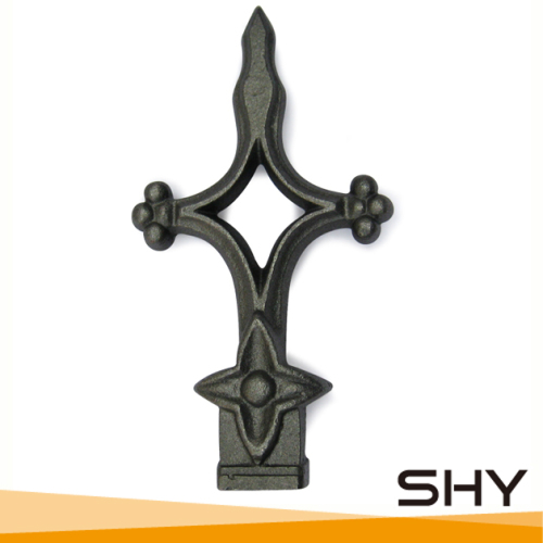 Ornamental iron fence spear head