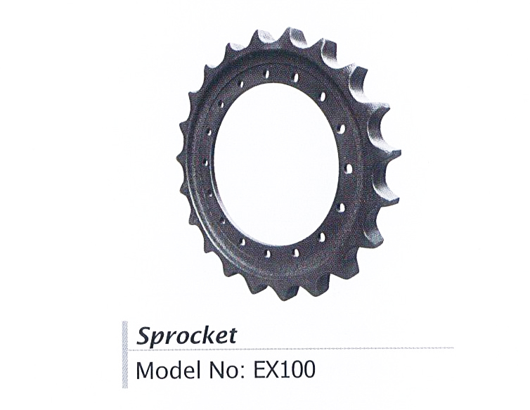 Sprocket excavator VSESEX100 untuk HITACHI EX100