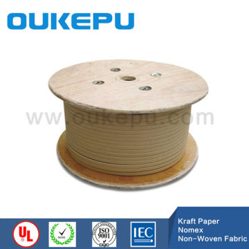 Insulated paper coverd aluminium wire,paper wrapped flat copper wire,Mica covered aluminium wire