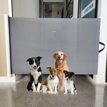 Extra Wide Baby Safety Gate: Retractable Door for Child and Pet Stair Protection