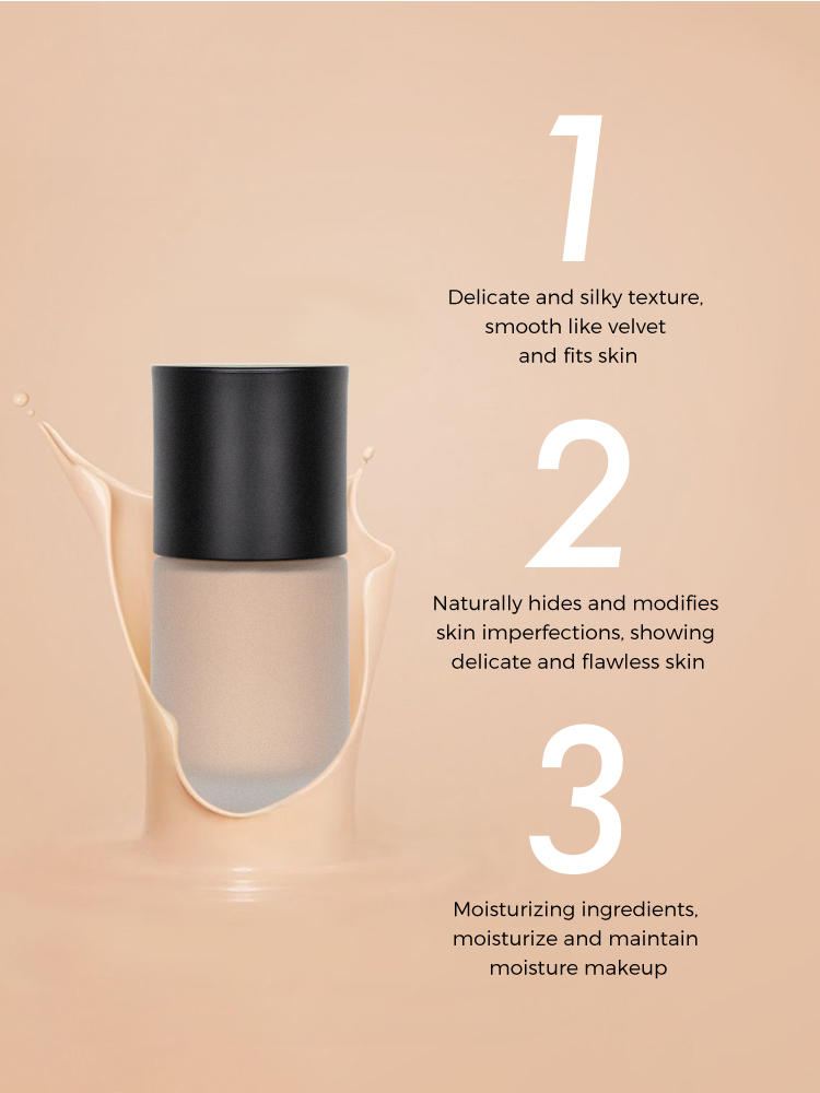 Wholesale full coverage facial liquid make up foundation