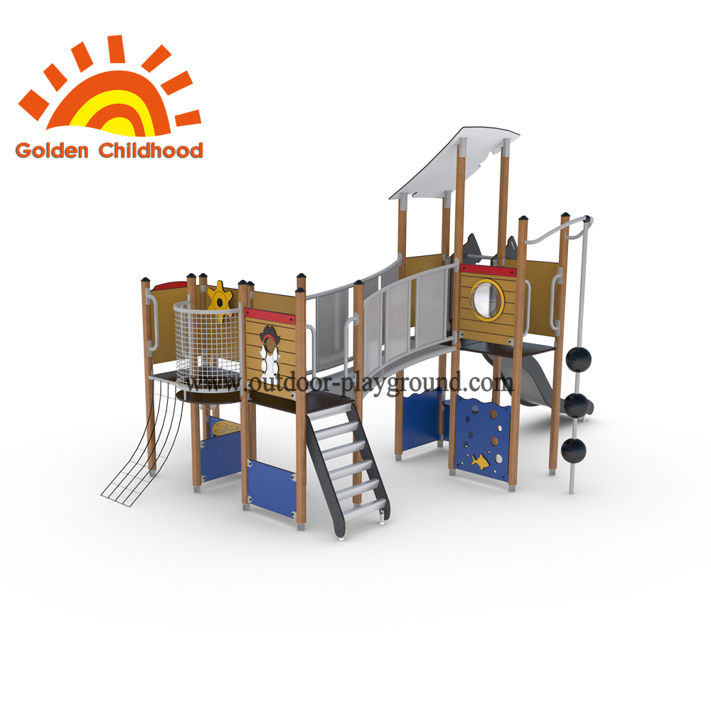 Pirate Style Outdoor Playground Equipment