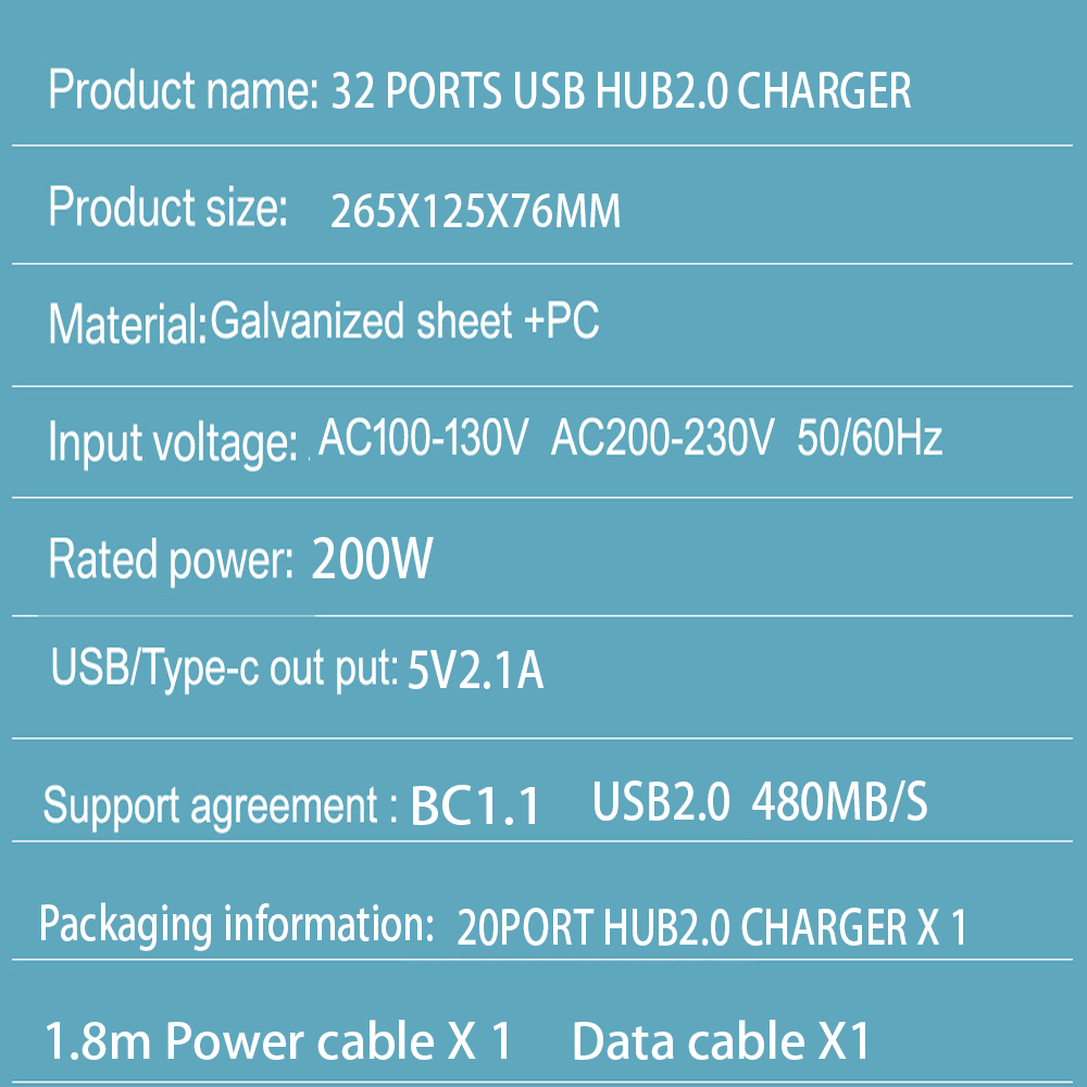 Argument-32 port usb2.0 hub