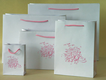 CMYK offset printing little paper bags