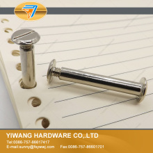High Quality Nickel Plated Binding Screws For Scrapbook Album