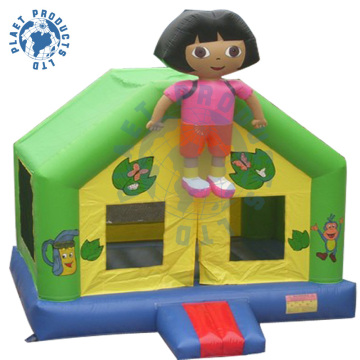 Inflatable Toy Dora Bouncy Castle (PLG12-012)