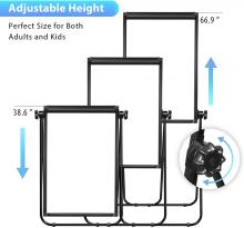 U stand Easel White Board Fold to Table