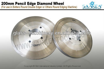 200mm Pencil Edge Diamond Wheel